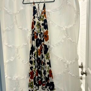 Watercolor floral dress